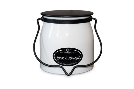 Linen & Ashwood - Butter Jar 16oz - ladymaesboutique