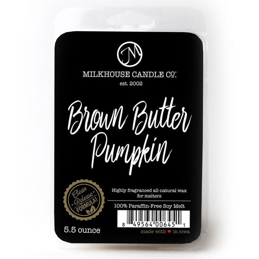 BROWN BUTTER PUMPKIN - Large Wax Melts 5.5 oz - ladymaesboutique