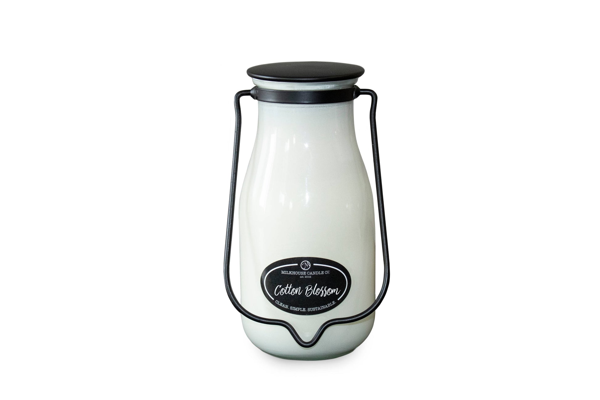 Milkbottle Jar - Cotton Blossom 14oz - ladymaesboutique