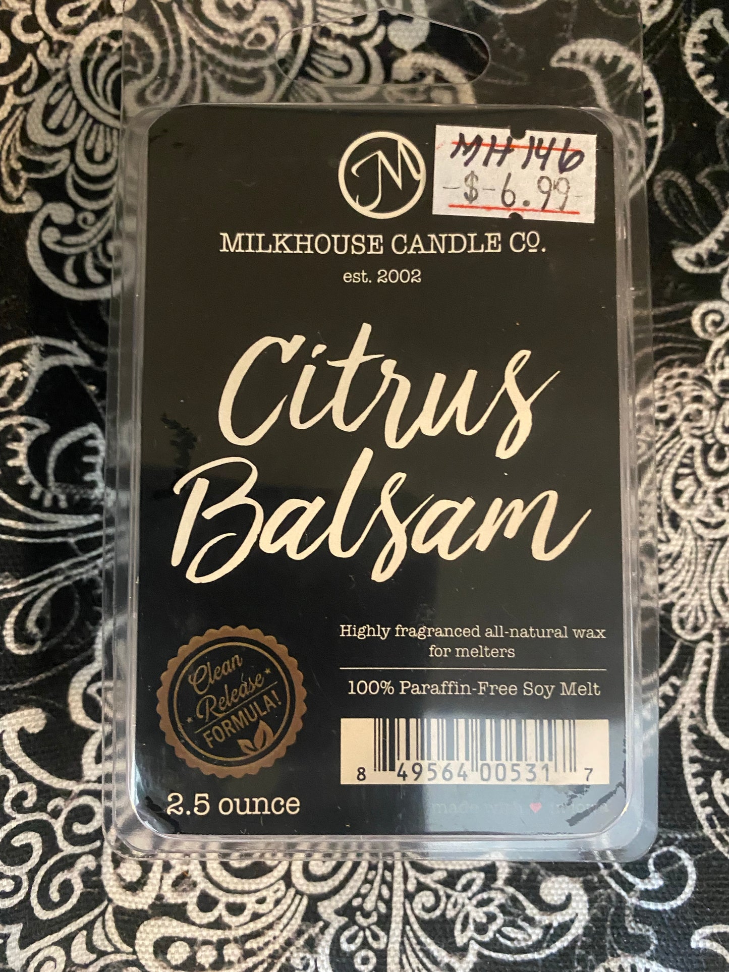 Citrus Balsam Small Wax Melts 2.5 oz