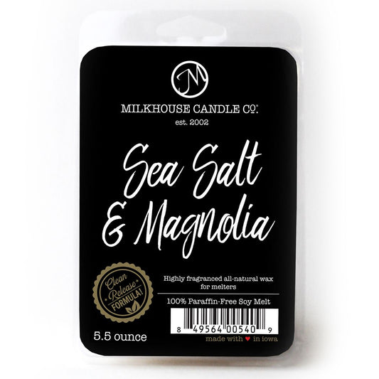 Sea Salt & Magnolia 5.5oz wax melts - ladymaesboutique