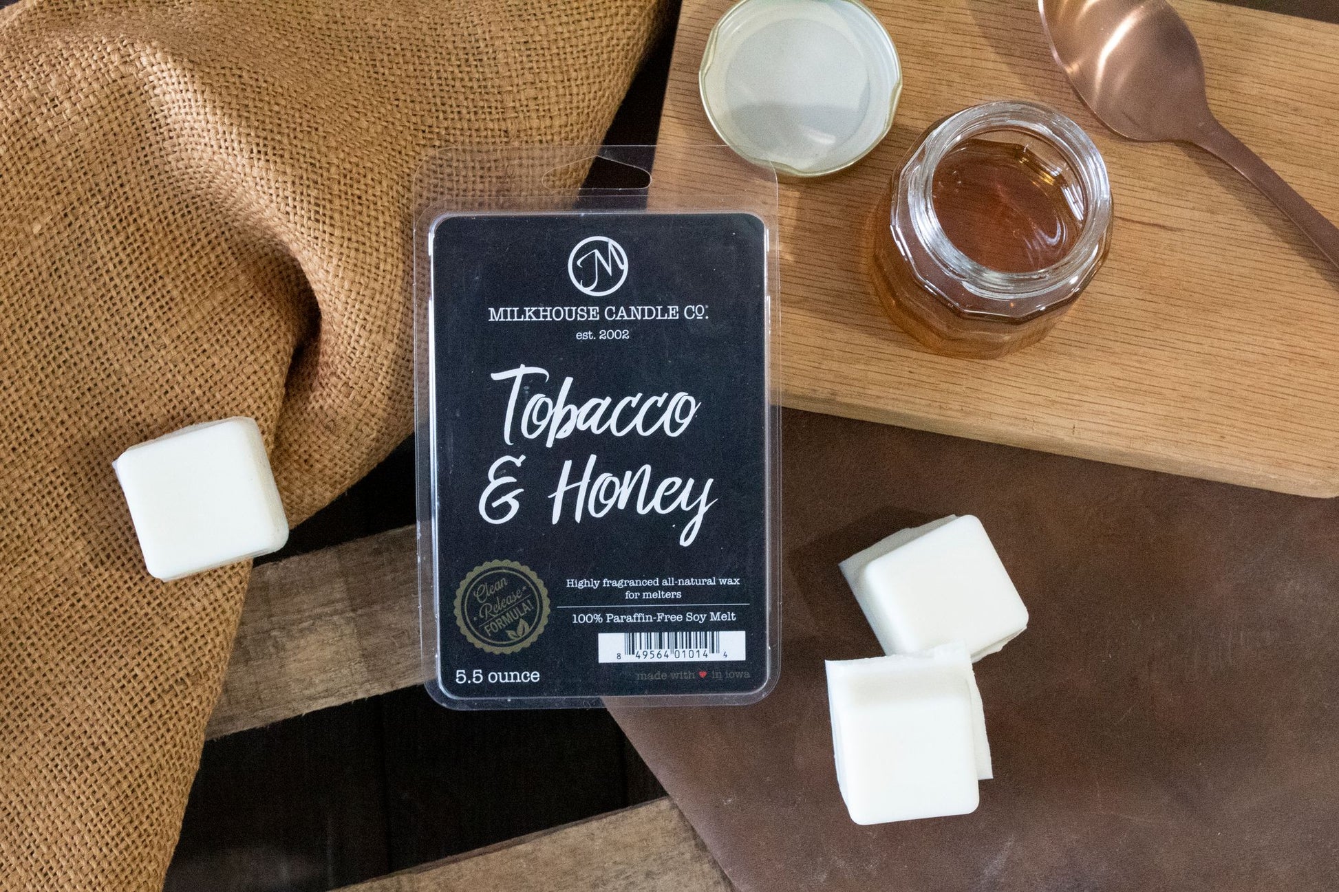 Tobacco & Honey - 5.5 oz Wax Melts - ladymaesboutique