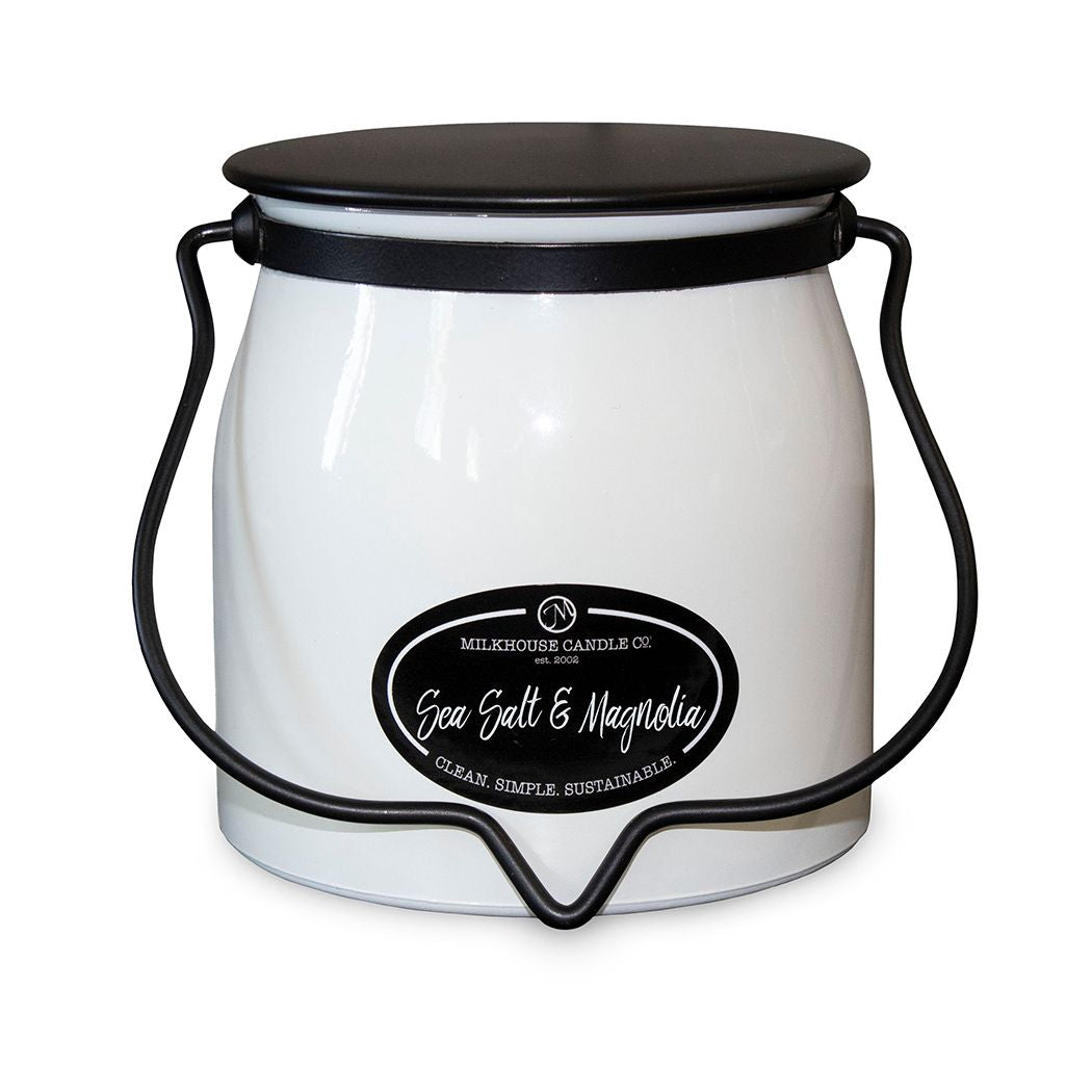 Sea Salt & Magnolia - Butter Jar 16oz - ladymaesboutique