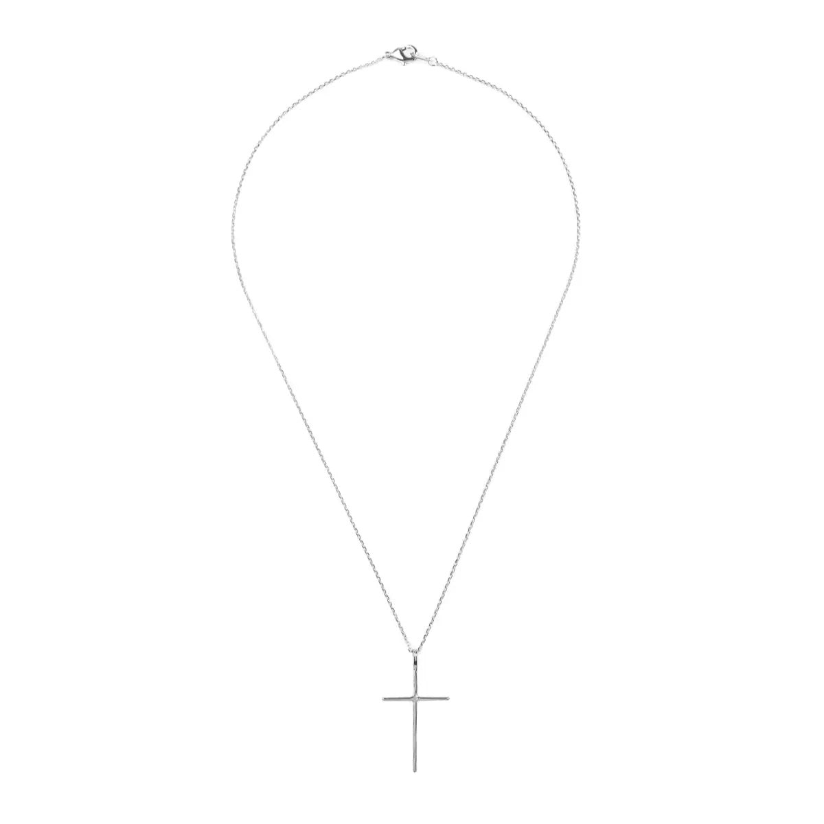 Cross Pendant Necklace - Silver