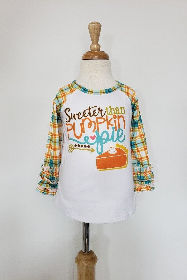 Sweeter Than Pumpkin Pie Raglan Shirt